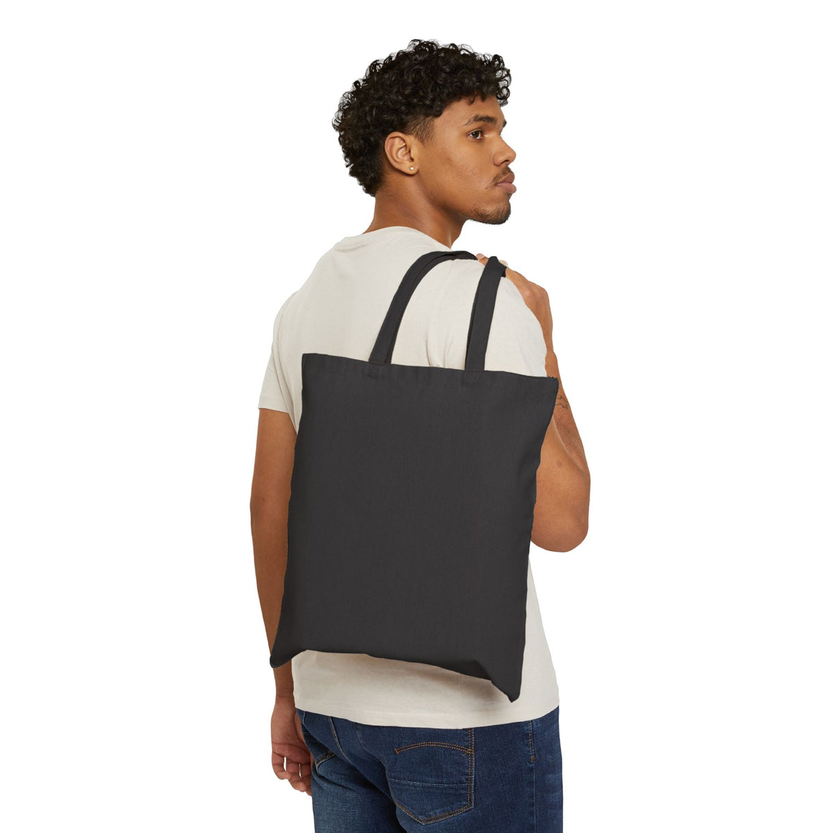 KB Attire 'Patch' Cotton Canvas Tote Bag