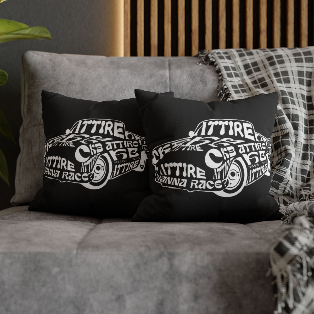 KB Attire Racing Car Themed Pillowcase
