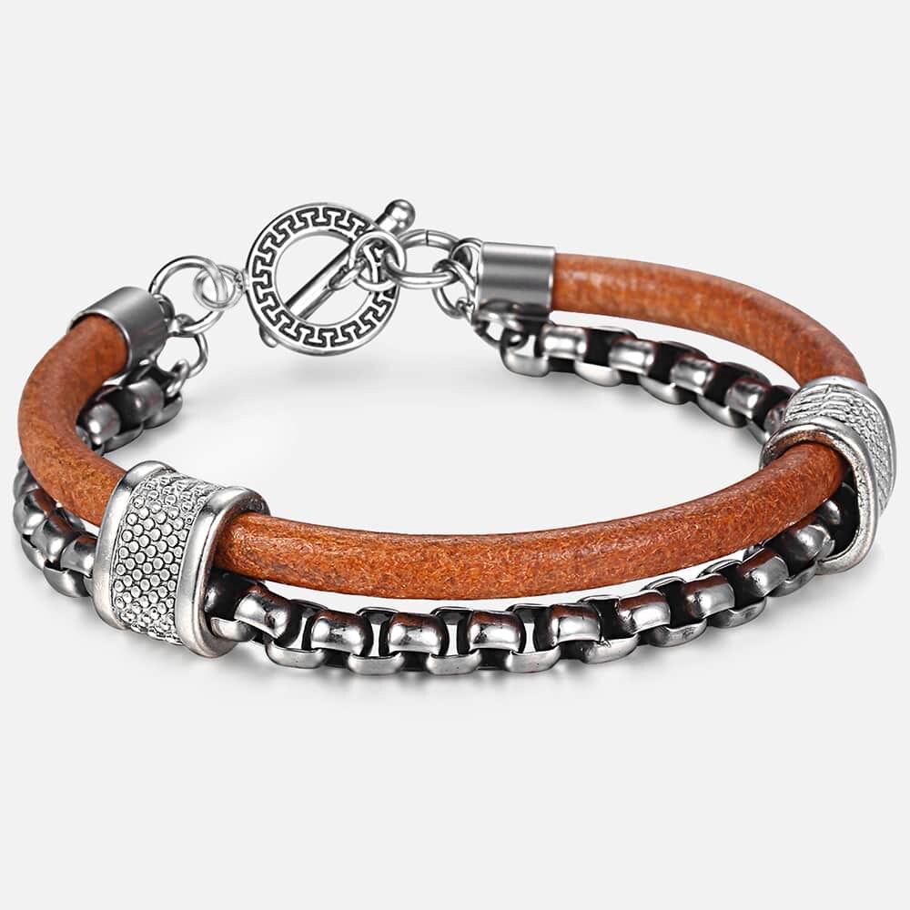 Double Layers Genuine Leather Bracelets