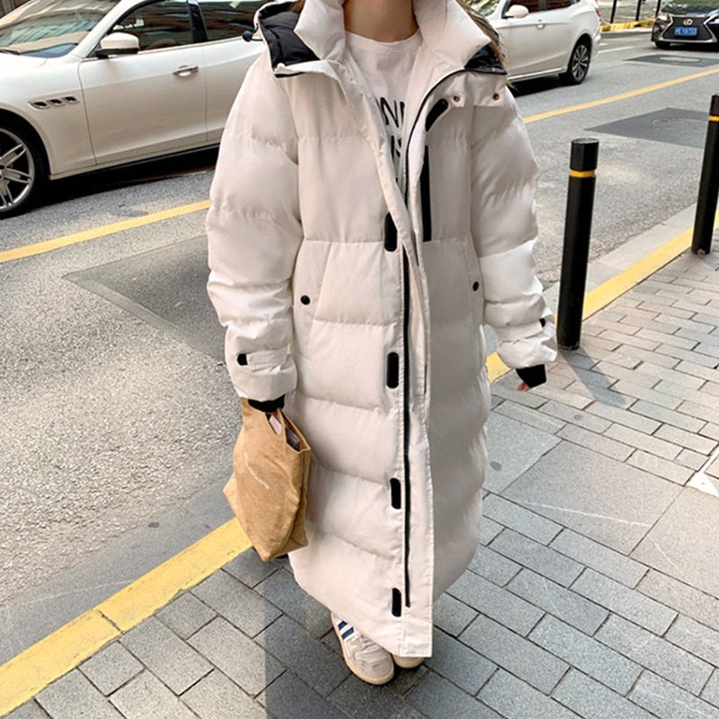 Long Down Jacket Women'S Coat Winter