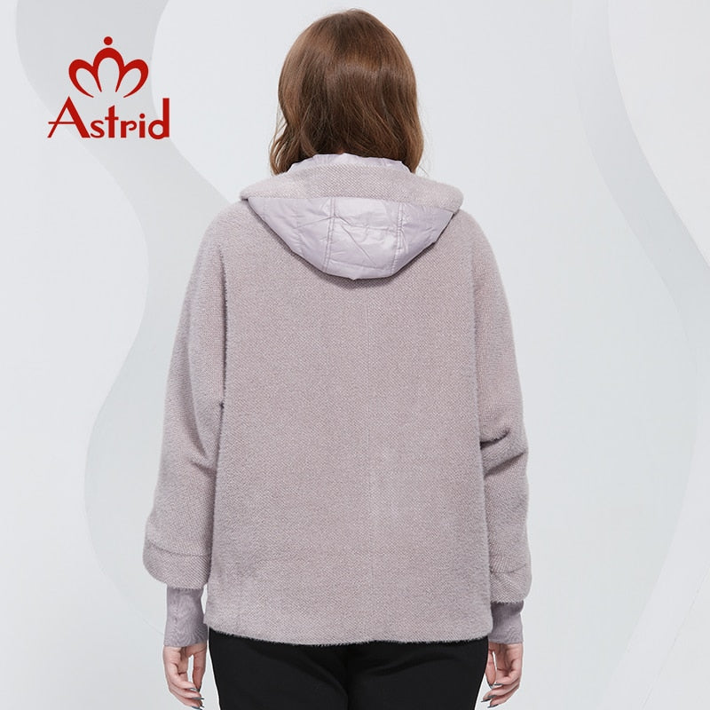 Spring Women Parkas Oversize Padded Coats