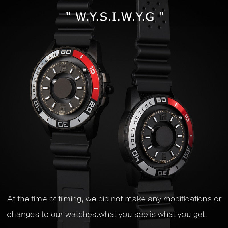 EUTOUR New innovative magnetic metal multi-function men's watch fashion sports quartz watch simple strap pilot