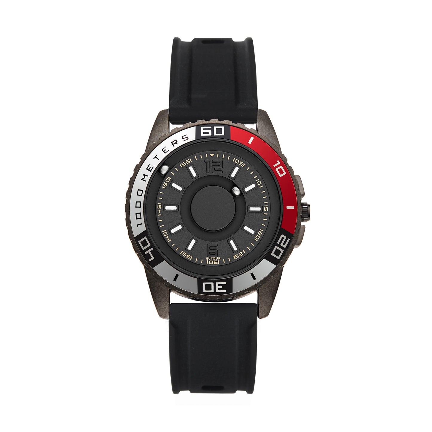 EUTOUR New innovative magnetic metal multi-function men's watch fashion sports quartz watch simple strap pilot