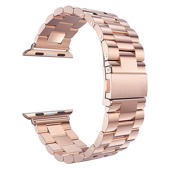 Steel strap For Apple Watch band 45mm 44mm 42mm 38mm 40mm 41mm Metal Sports Bracelet for iWatch Series 7 6 se 5 4 3 Accessories
