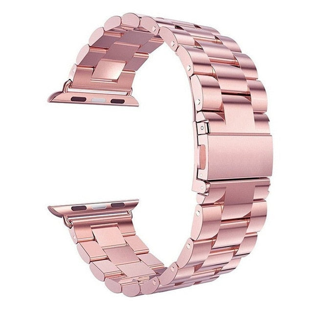 Steel strap For Apple Watch band 45mm 44mm 42mm 38mm 40mm 41mm Metal Sports Bracelet for iWatch Series 7 6 se 5 4 3 Accessories