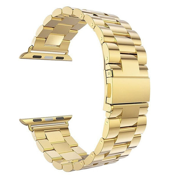 Steel strap For Apple Watch band 45mm 44mm 42mm 38mm 40mm 41mm Metal Sports Bracelet for iWatch Series 7 6 se 5 4 3 Accessories