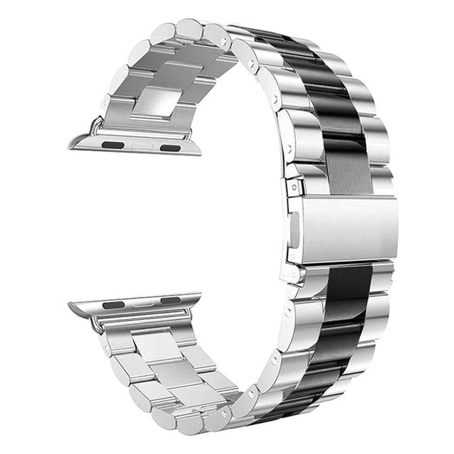 Steel strap For Apple Watch band 45mm 44mm 42mm 38mm 40mm 41mm Metal Sports Bracelet for iWatch Series 7 6 se 5 4 3 Accessories