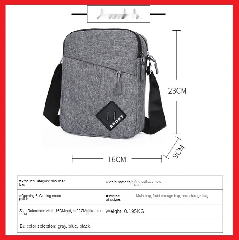 Men Chest Travel Small Backpack