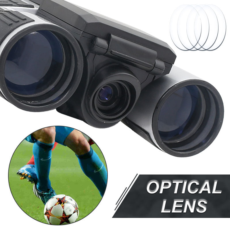 12x32 Digital Telescope 2.0" LCD Screen Binocular Telescope Electronics HD Digital Camera Photo Video-recording Outdoor Binoculars