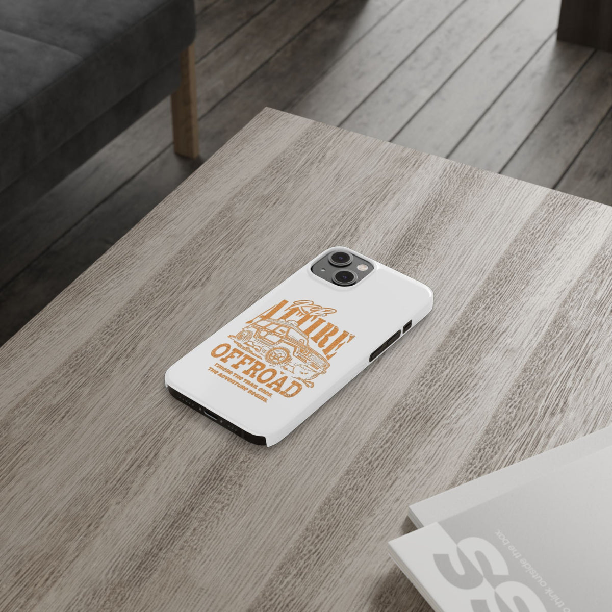 KB Attire Offroad Adventure IPhone Case (White)