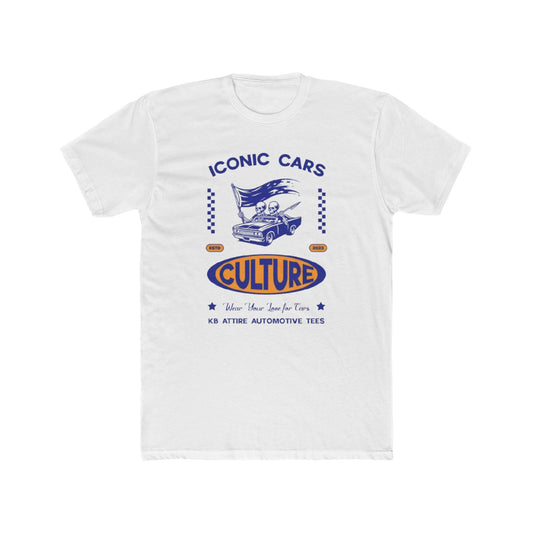 Iconic Cars Culture Unisex Cotton Crew Tee - Perfect for Car Enthusiasts