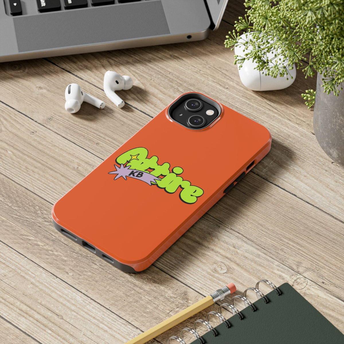KB Attire Cartoon Phone Case (Orange)
