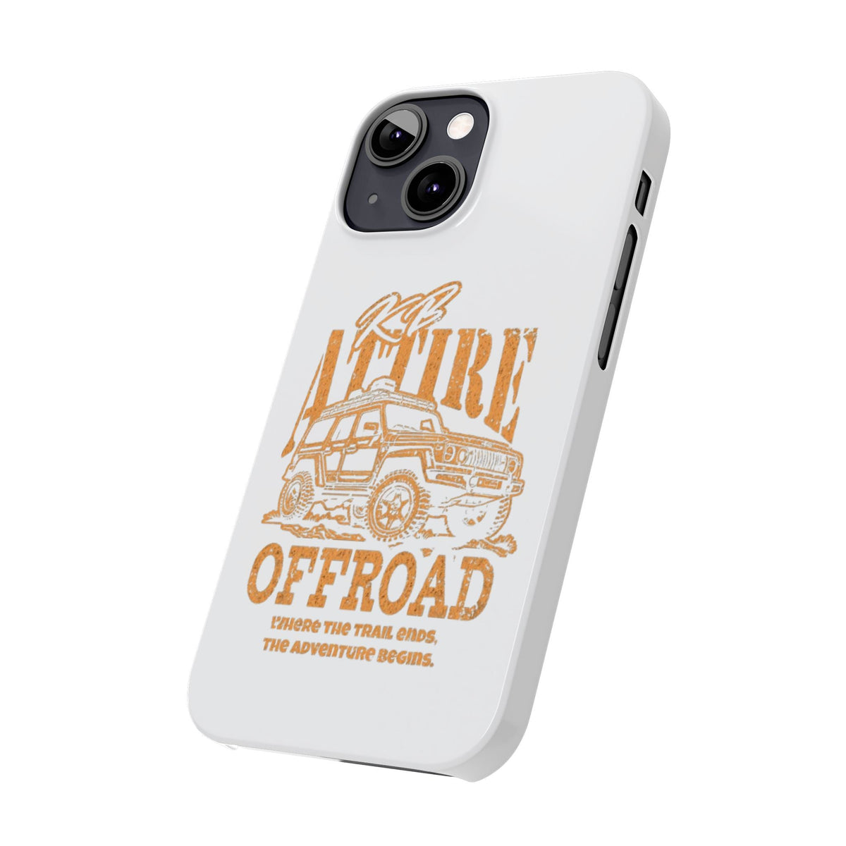 KB Attire Offroad Adventure IPhone Case (White)