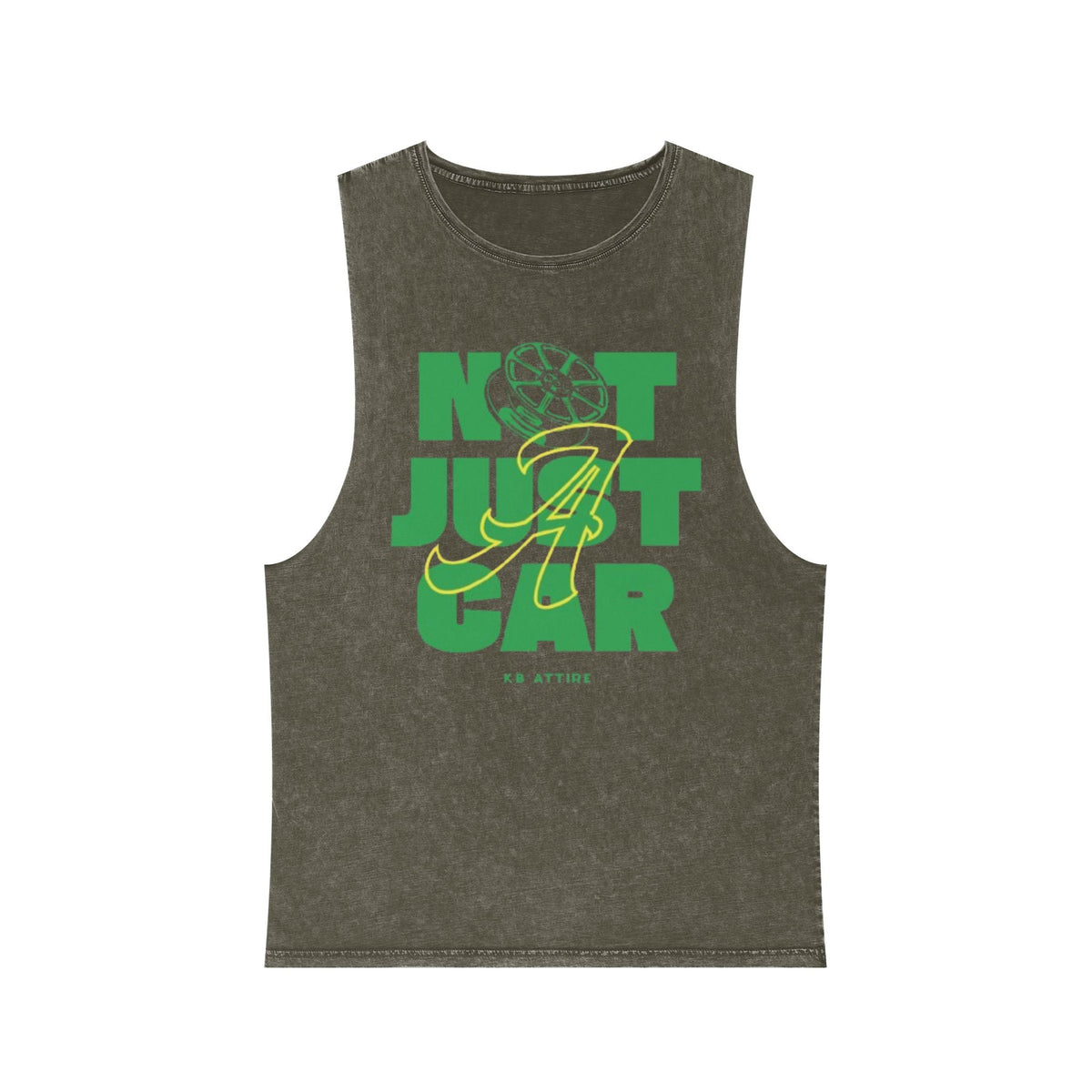 Unisex Stonewash 'Not Just A Car' Tank Top
