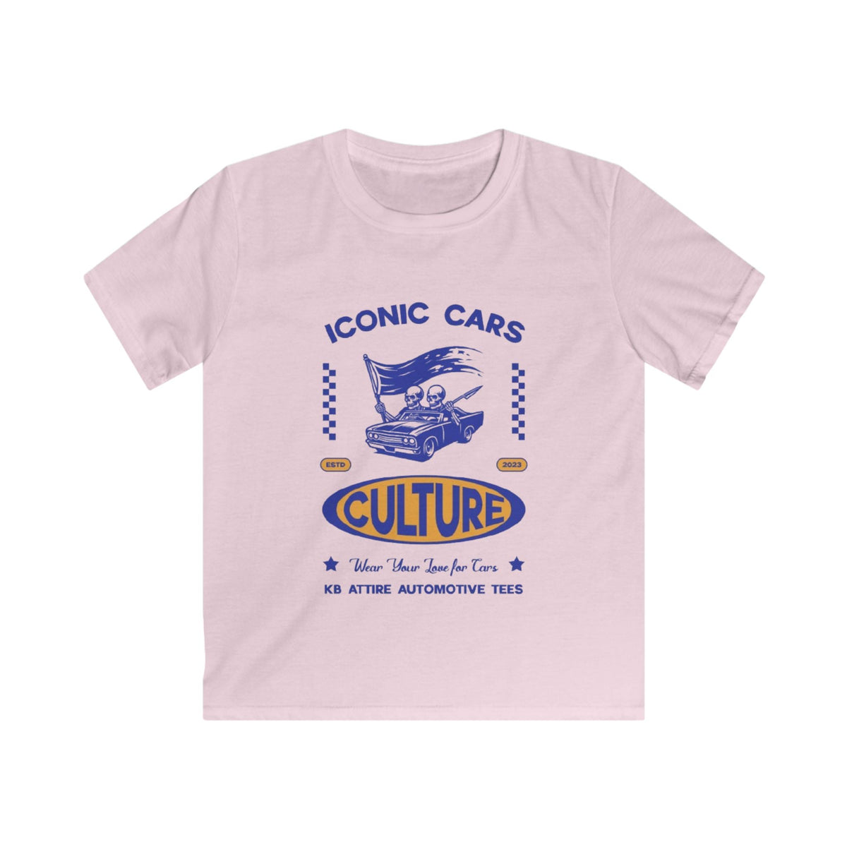 KB Attire Iconic Cars Kids Tee