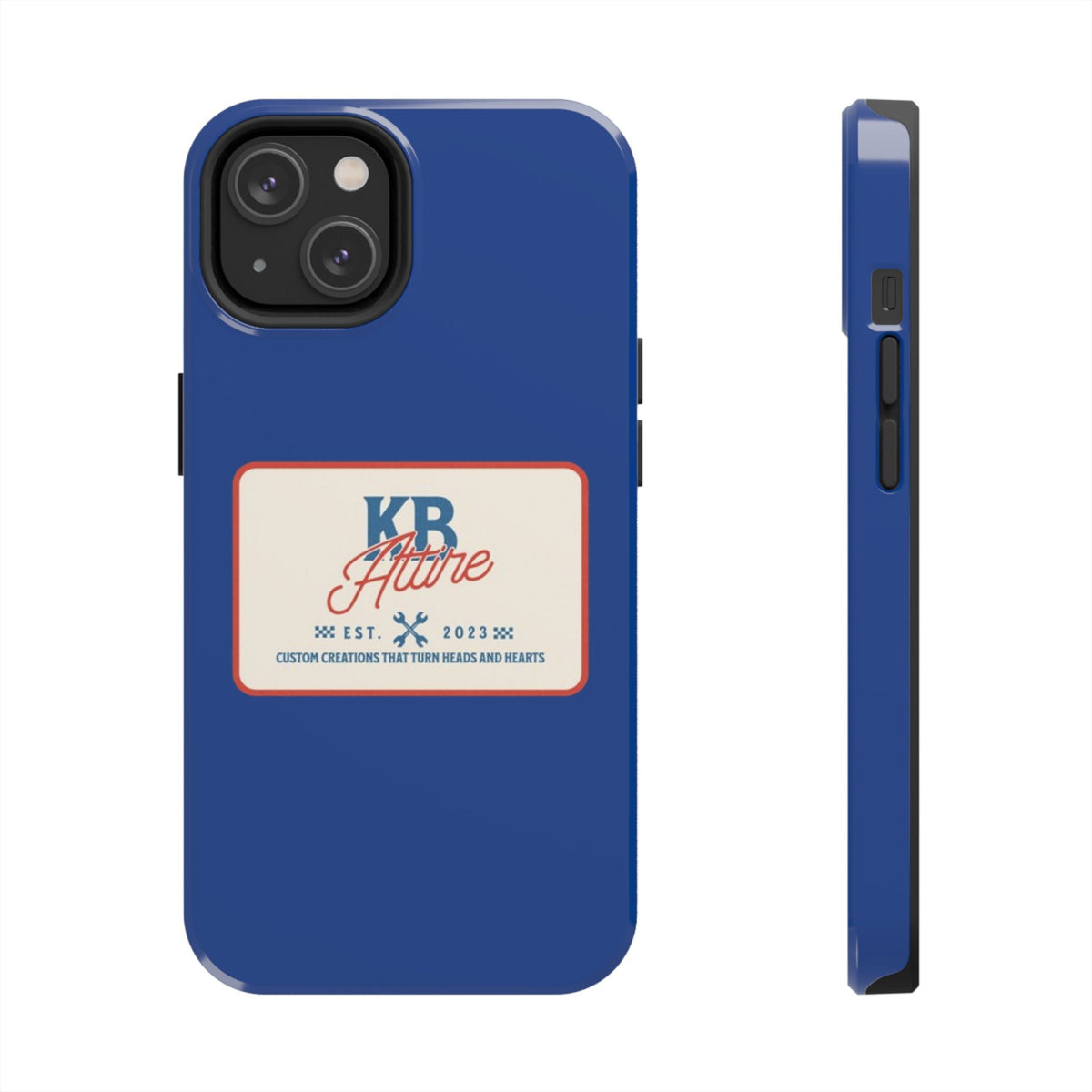 KB Attire 'The Patch' Phone Case (Blue)