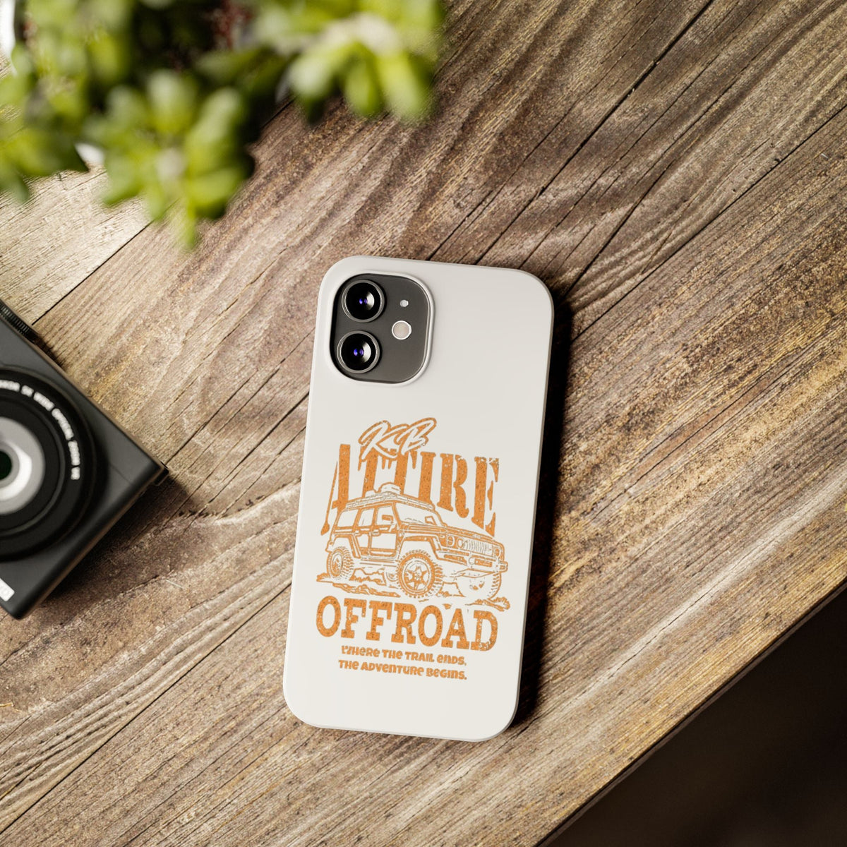 KB Attire Offroad Adventure IPhone Case (White)
