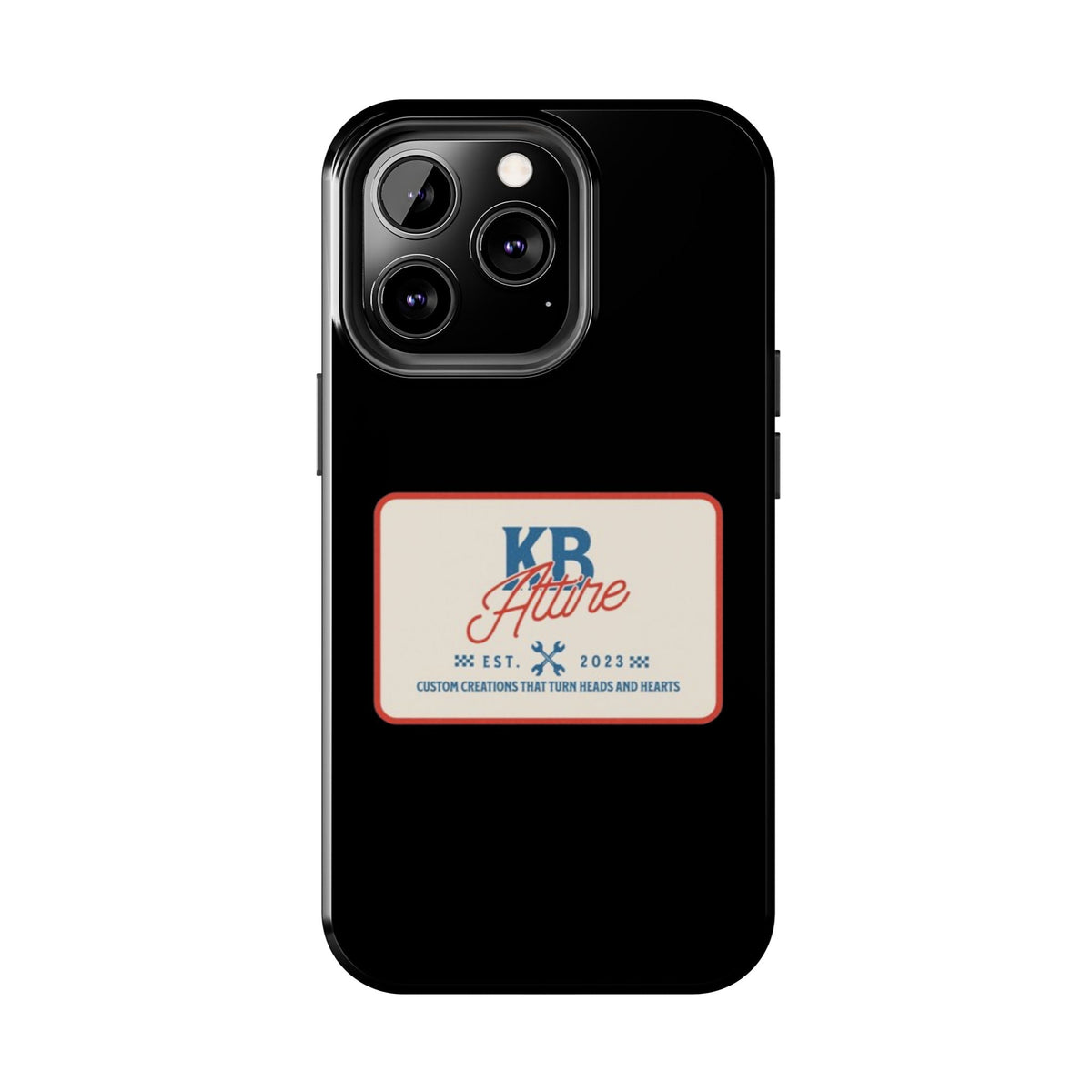 KB Attire 'The Patch' Phone Case (Black)