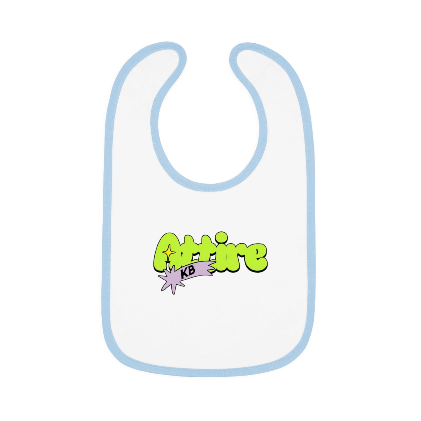 KB Attire Baby Bib with Fun Cartoon Design
