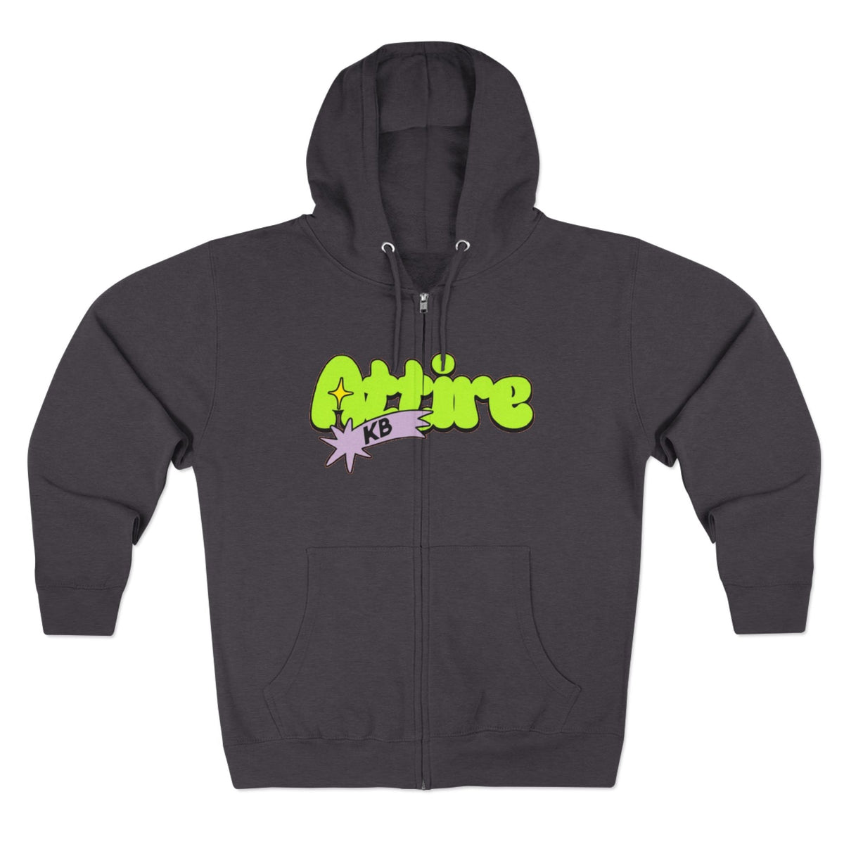 KB Attire Cartoon Unisex Zip Hoodie
