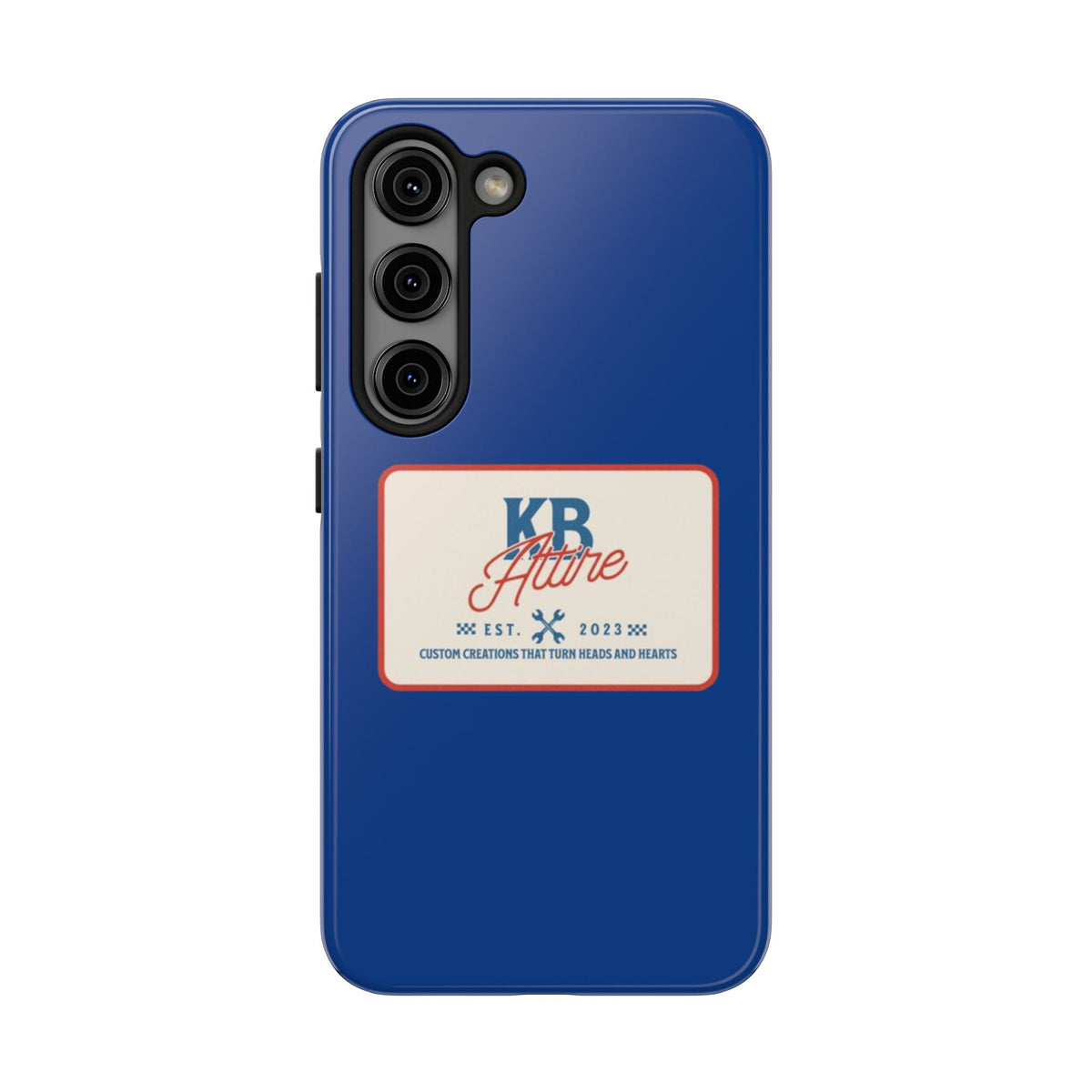 KB Attire 'The Patch' Phone Case (Blue)