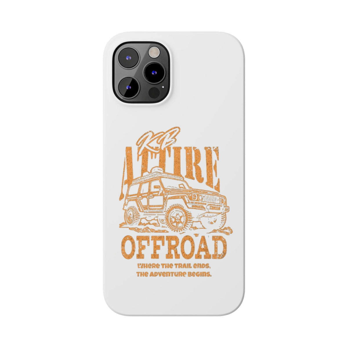 KB Attire Offroad Adventure IPhone Case (White)