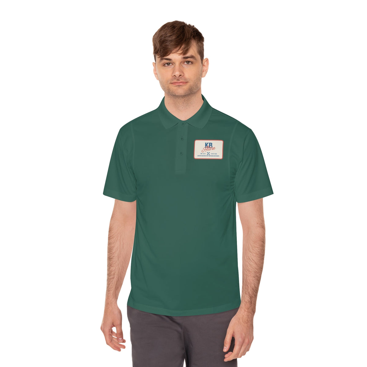 KB Attire "The Patch" Men's Sport Polo Shirt