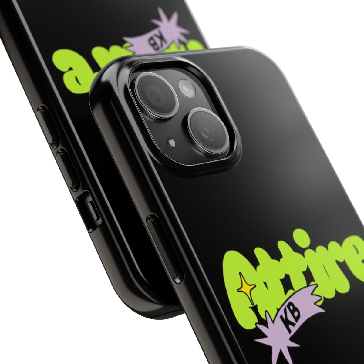 KB Attire Cartoon Phone Case (Black)