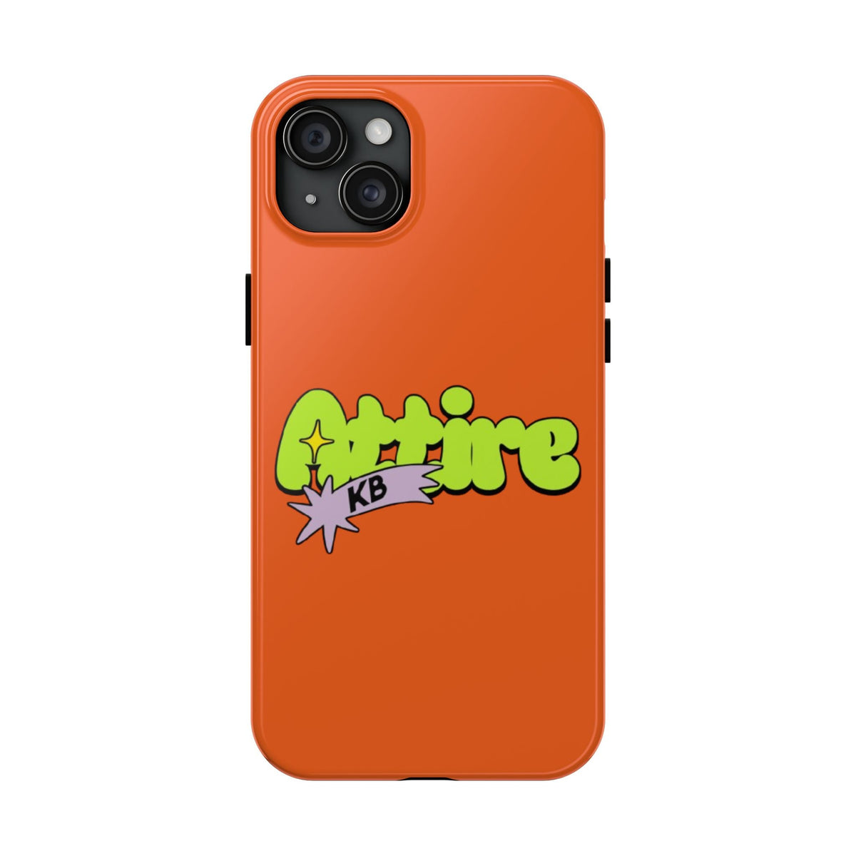 KB Attire Cartoon Phone Case (Orange)