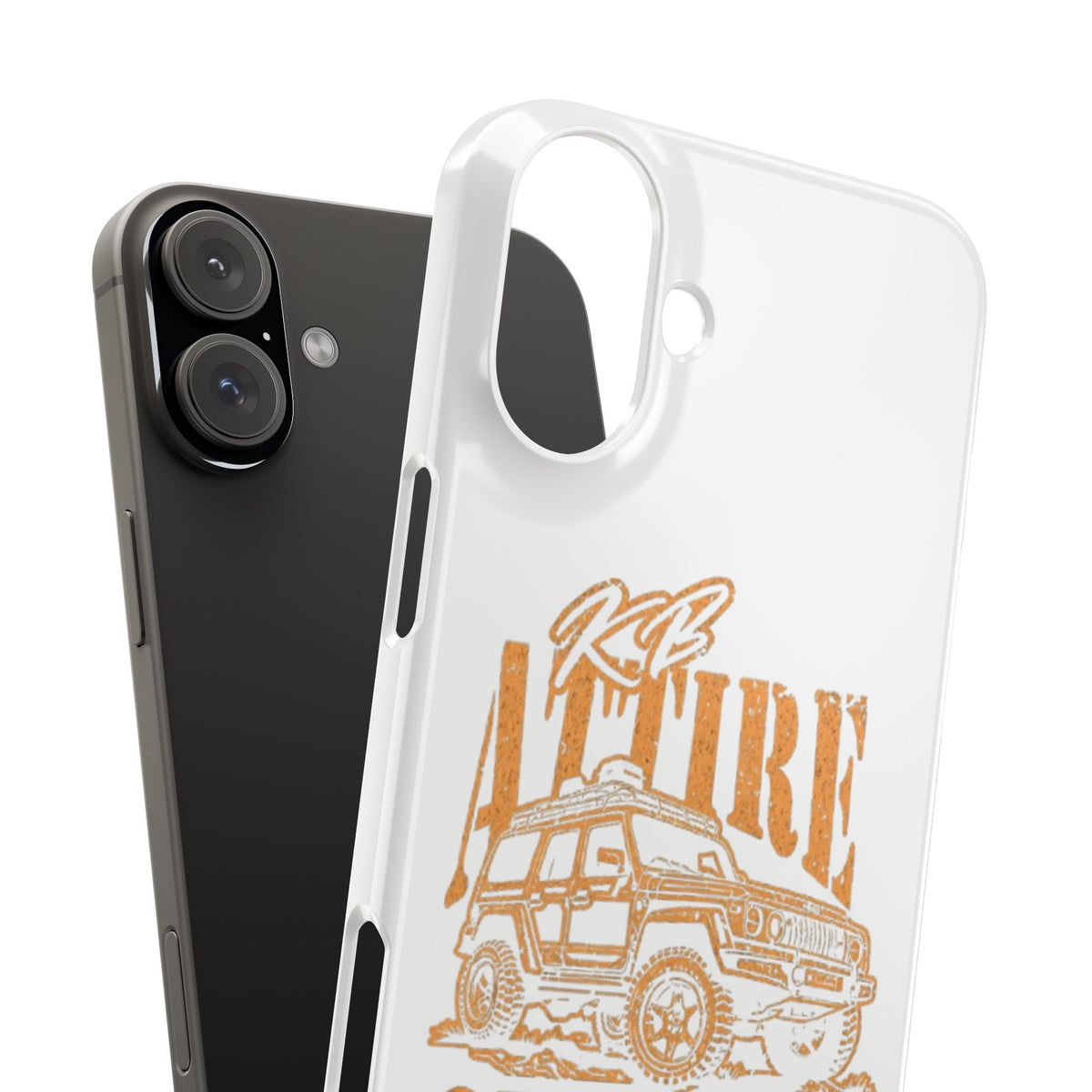 KB Attire Offroad Adventure IPhone Case (White)