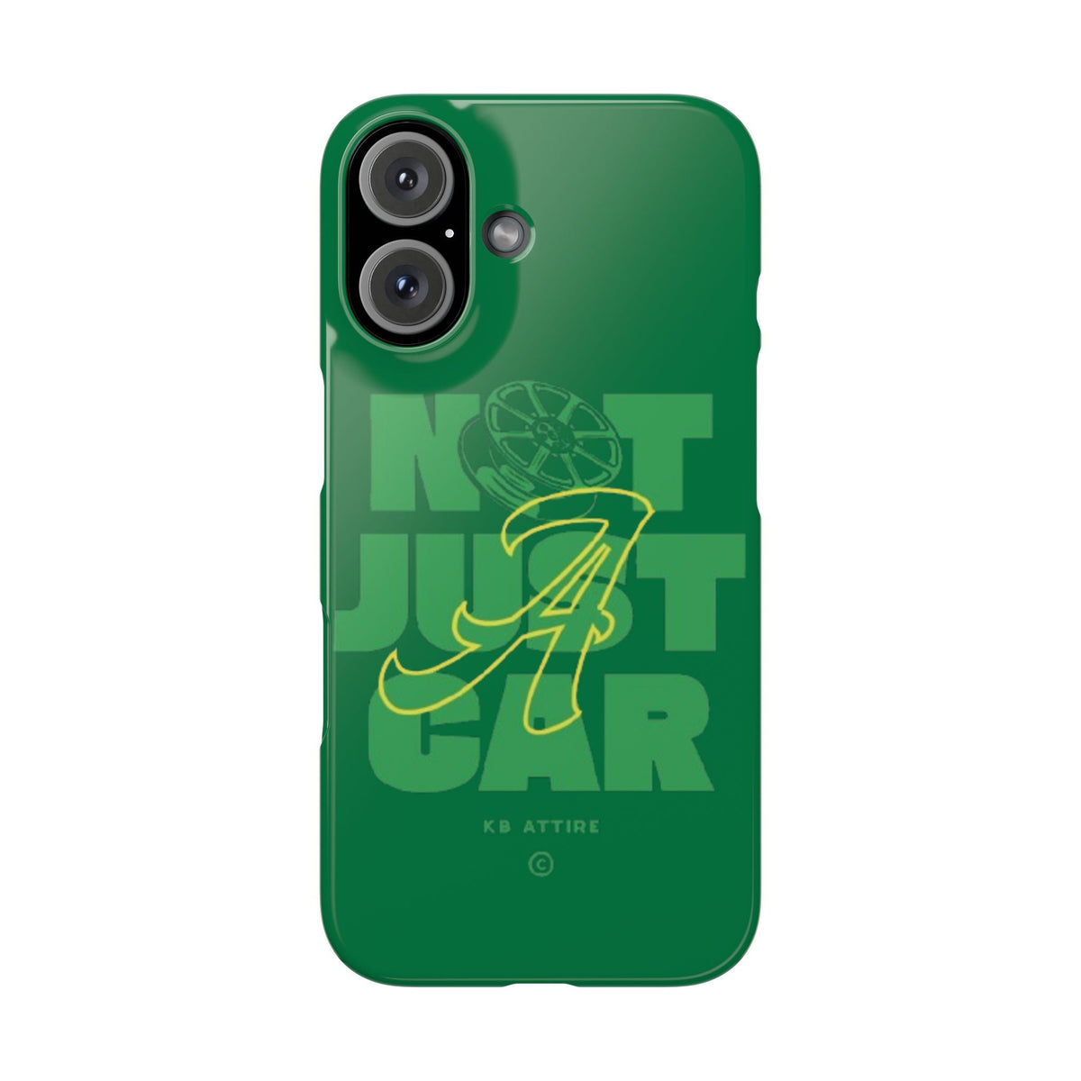Not Just A Car Slim IPhone Cases (Green)