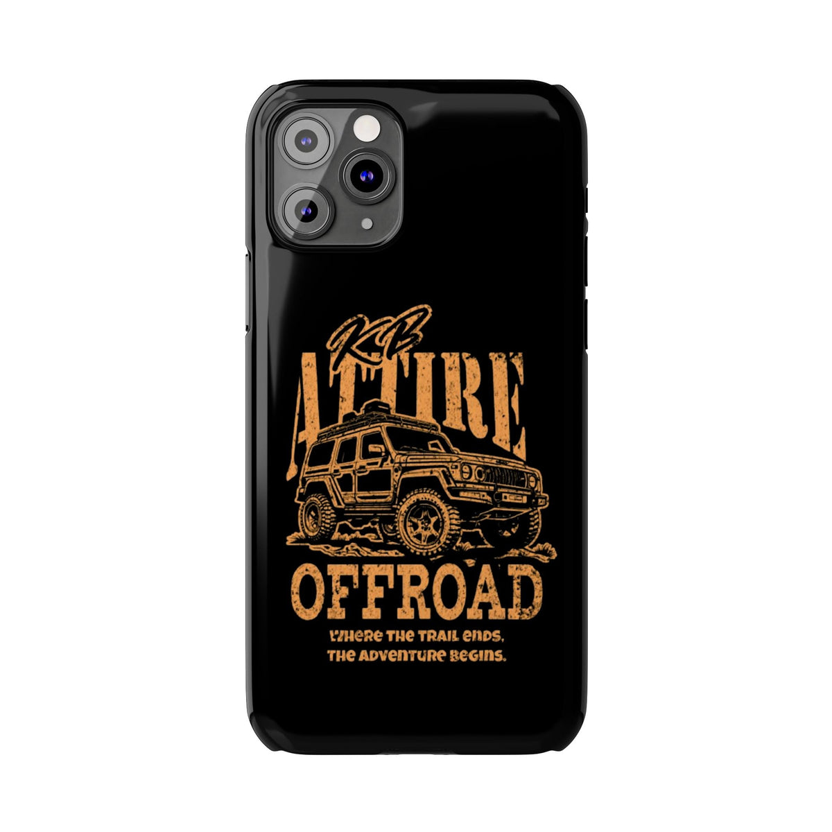 KB Attire Offroad Adventure IPhone Case (Black)
