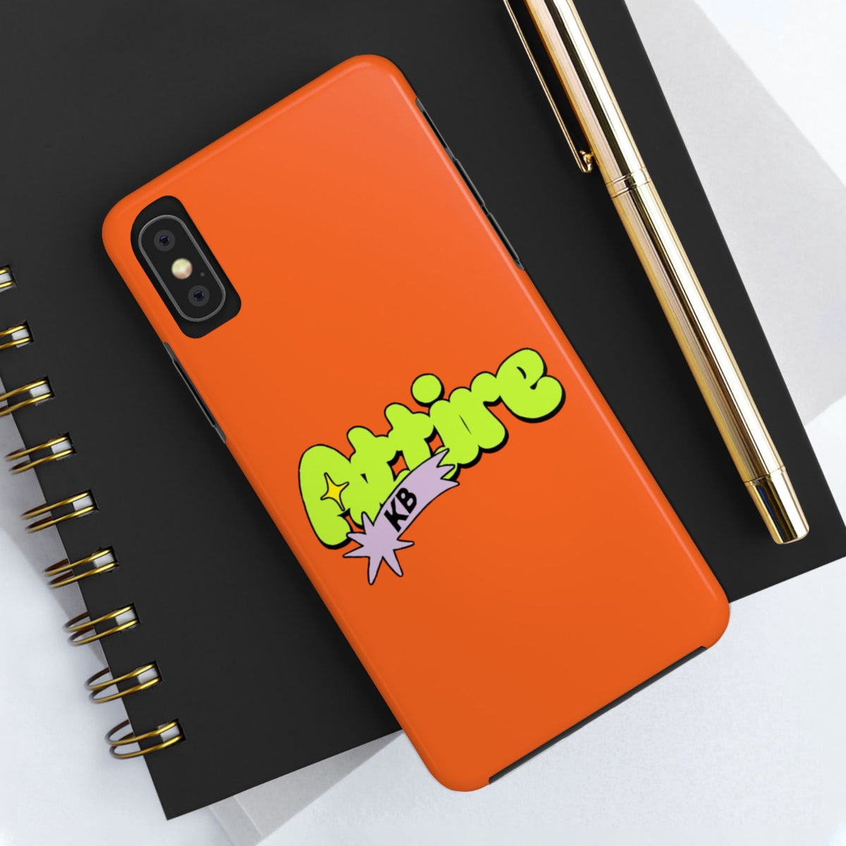 KB Attire Cartoon Phone Case (Orange)