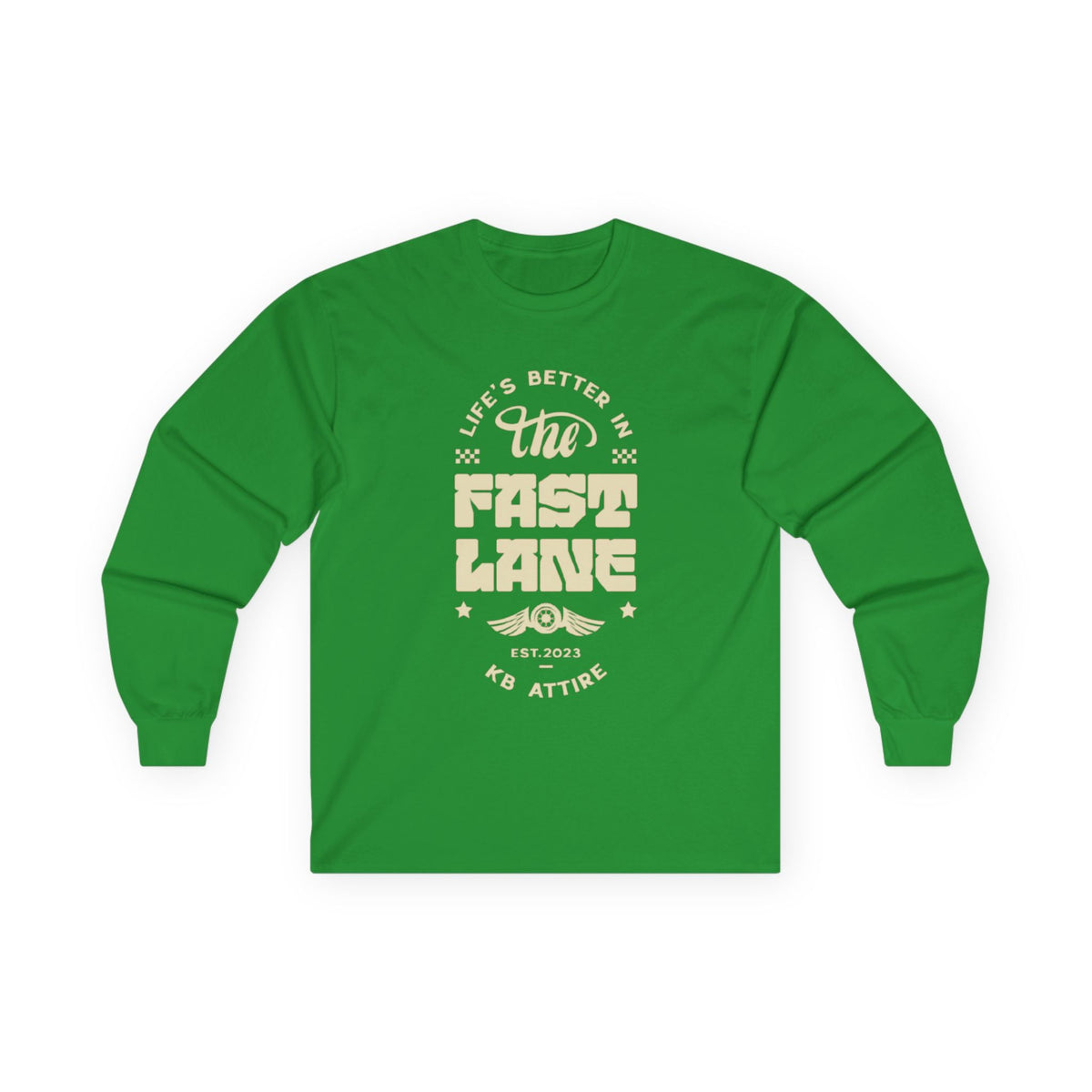 Unisex Long Sleeve 'Fast Lane' Tee