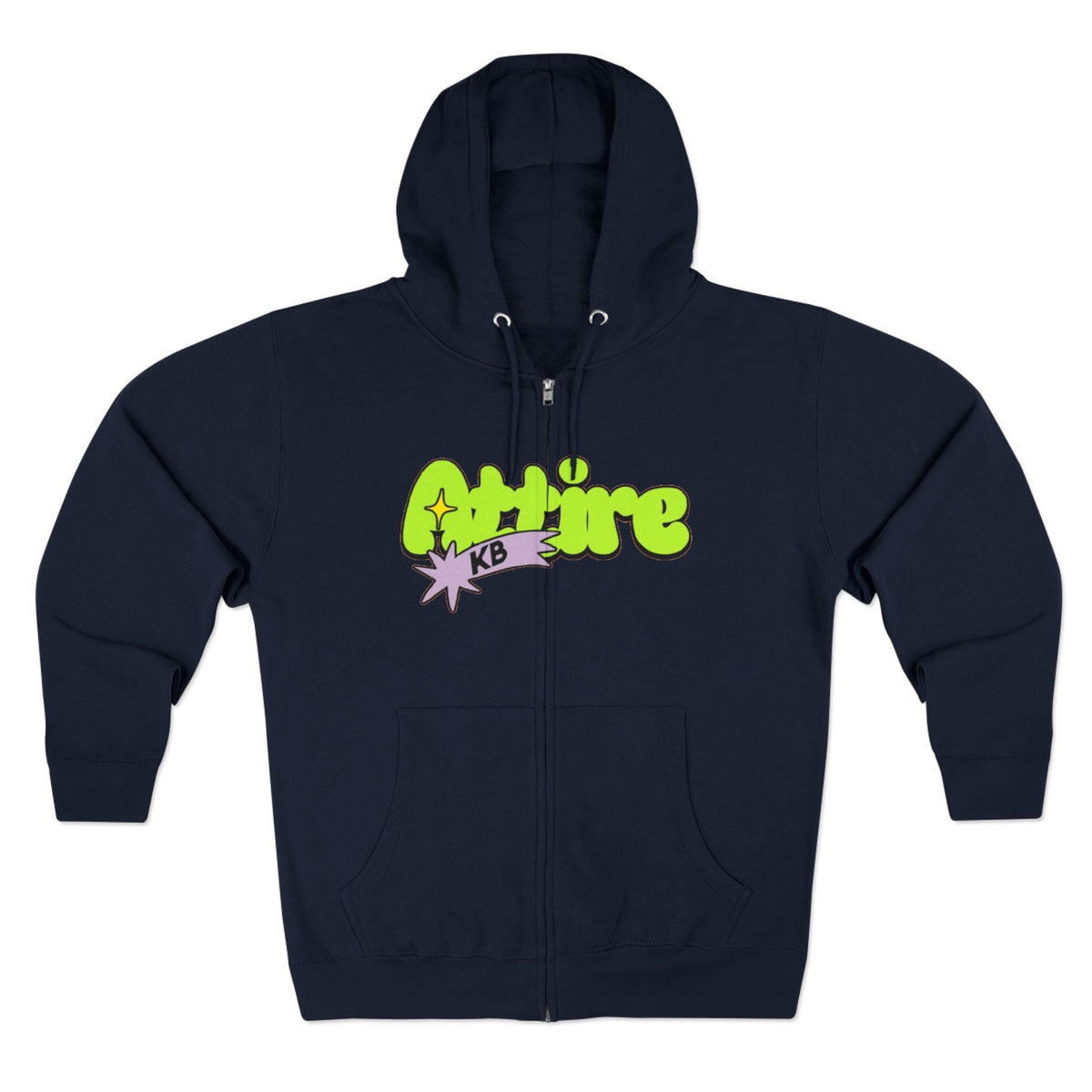 KB Attire Cartoon Unisex Zip Hoodie