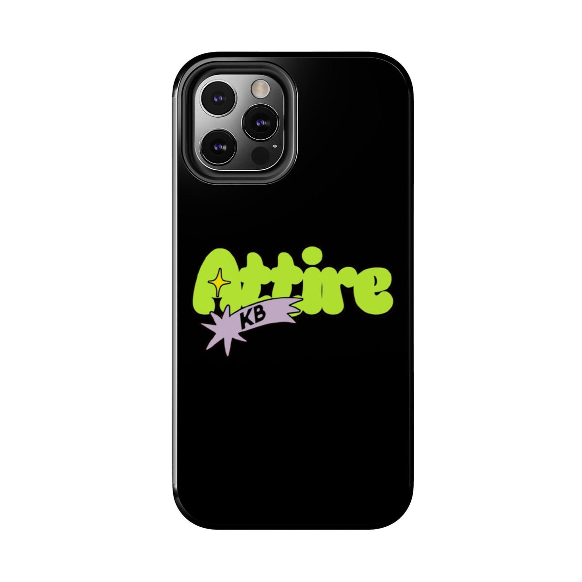 KB Attire Cartoon Phone Case (Black)