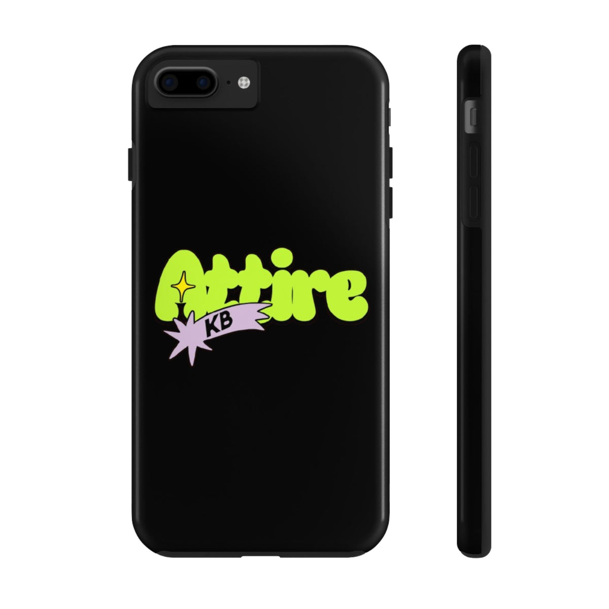 KB Attire Cartoon Phone Case (Black)
