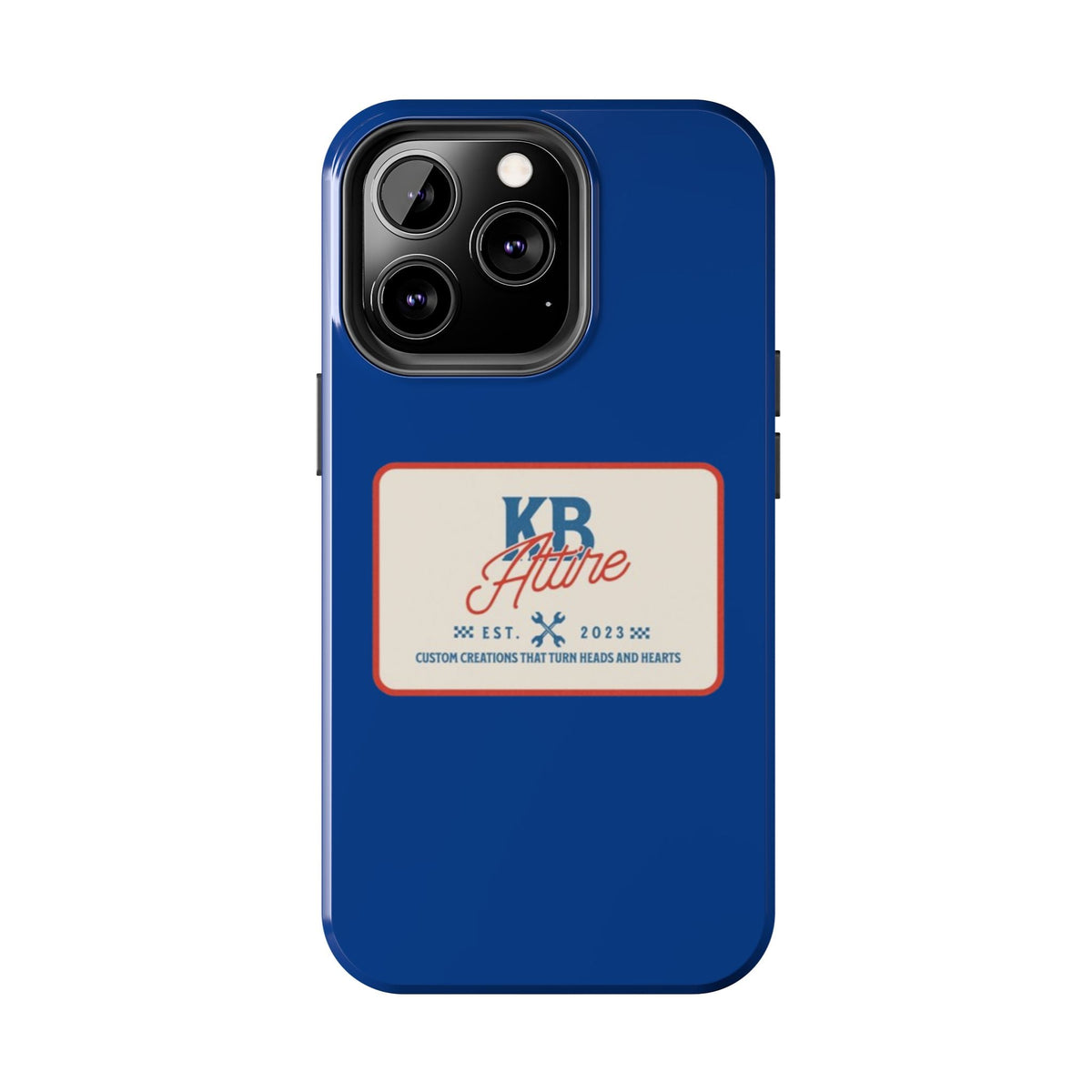 KB Attire 'The Patch' Phone Case (Blue)