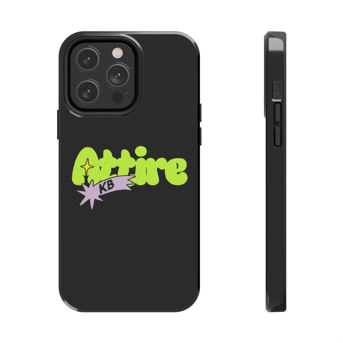KB Attire Cartoon Phone Case (Black)