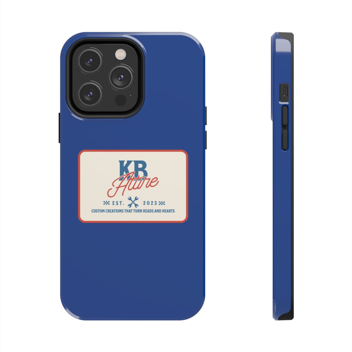 KB Attire 'The Patch' Phone Case (Blue)