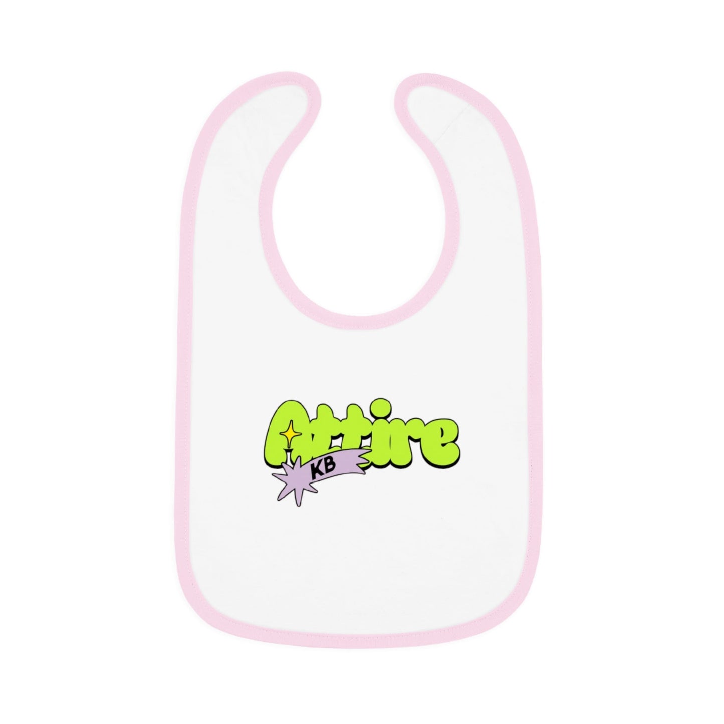 KB Attire Baby Bib with Fun Cartoon Design