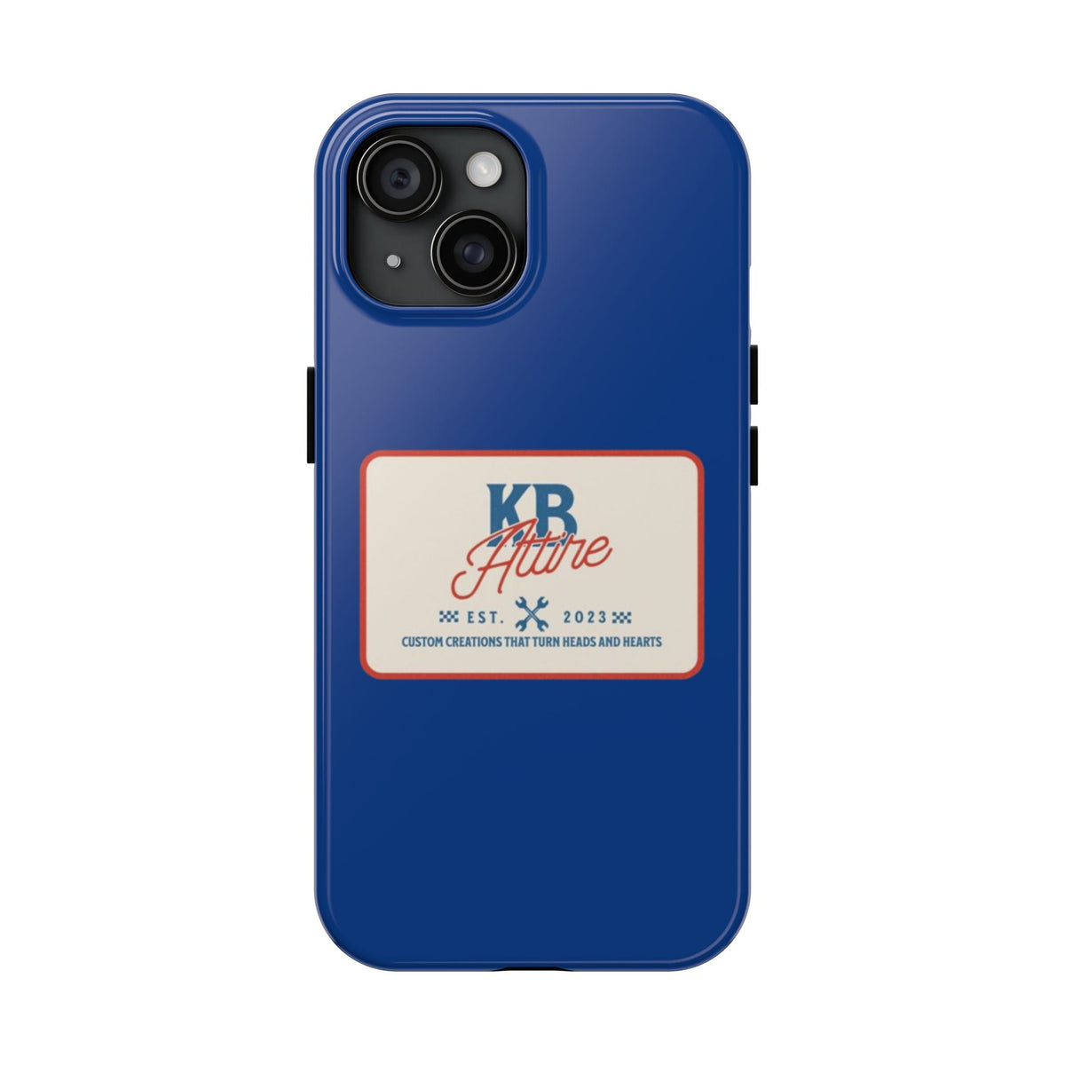 KB Attire 'The Patch' Phone Case (Blue)