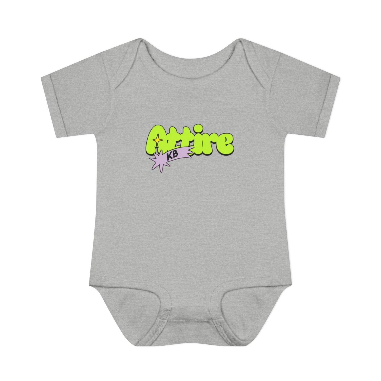 KB Attire Infant Bodysuit with "Cartoon" Logo