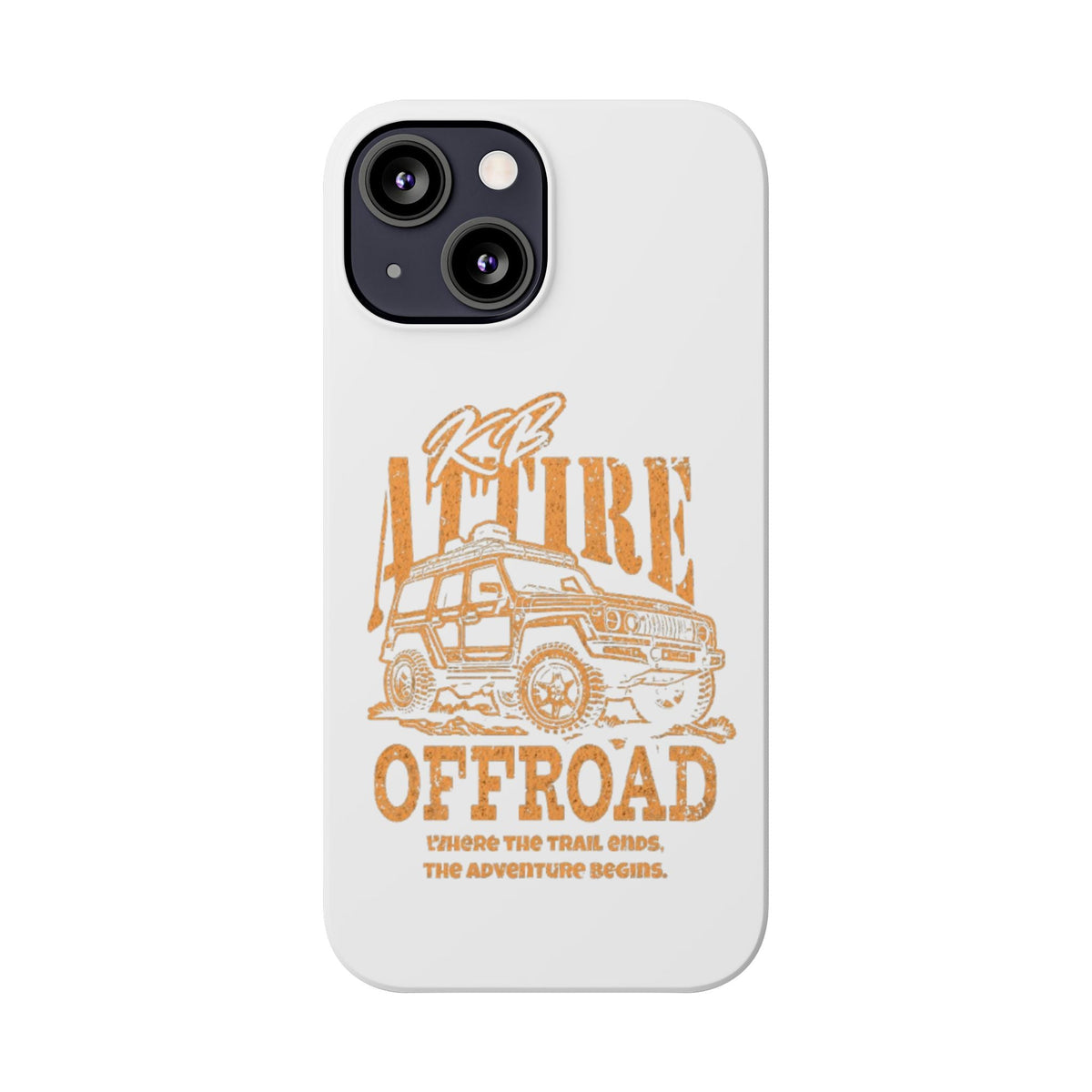 KB Attire Offroad Adventure IPhone Case (White)