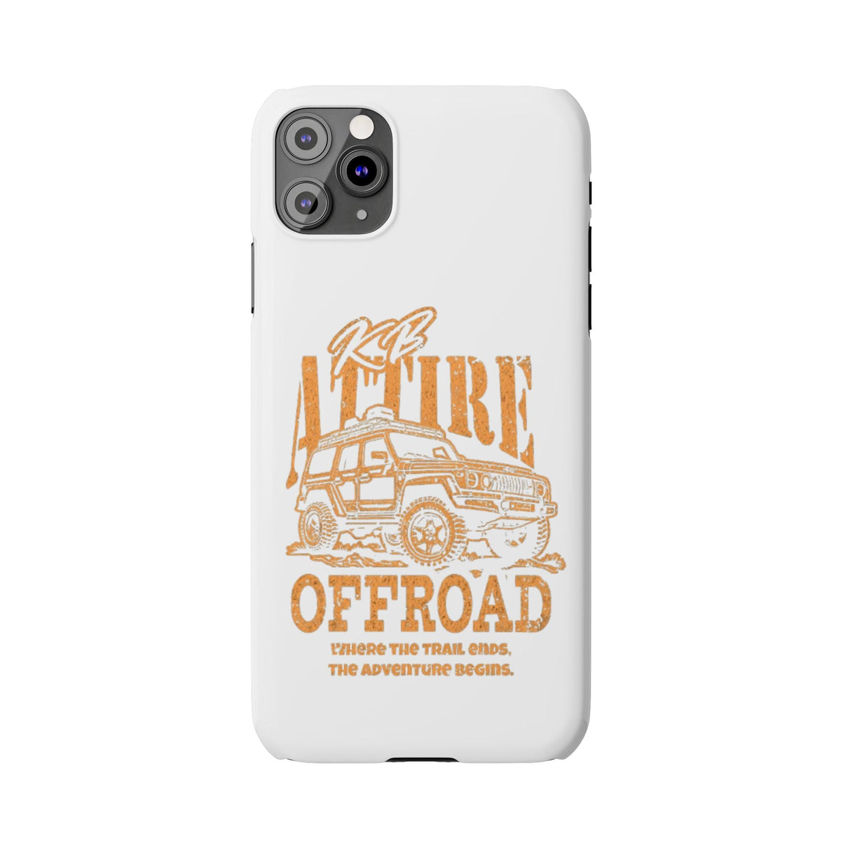 KB Attire Offroad Adventure IPhone Case (White)
