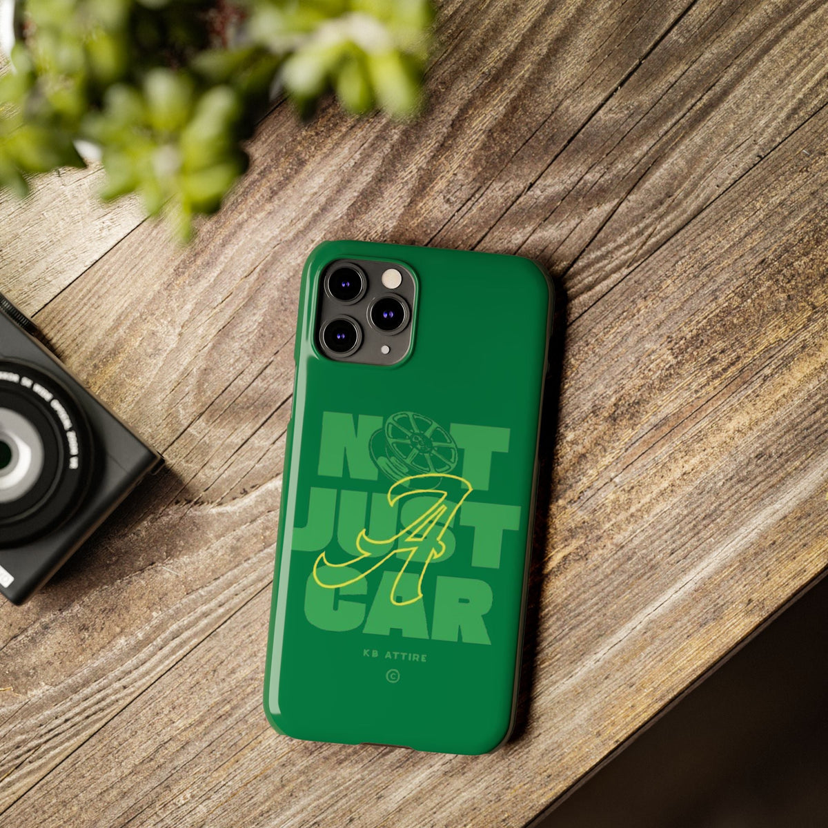Not Just A Car Slim IPhone Cases (Green)