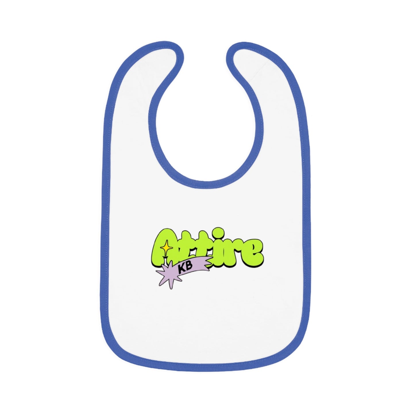 KB Attire Baby Bib with Fun Cartoon Design