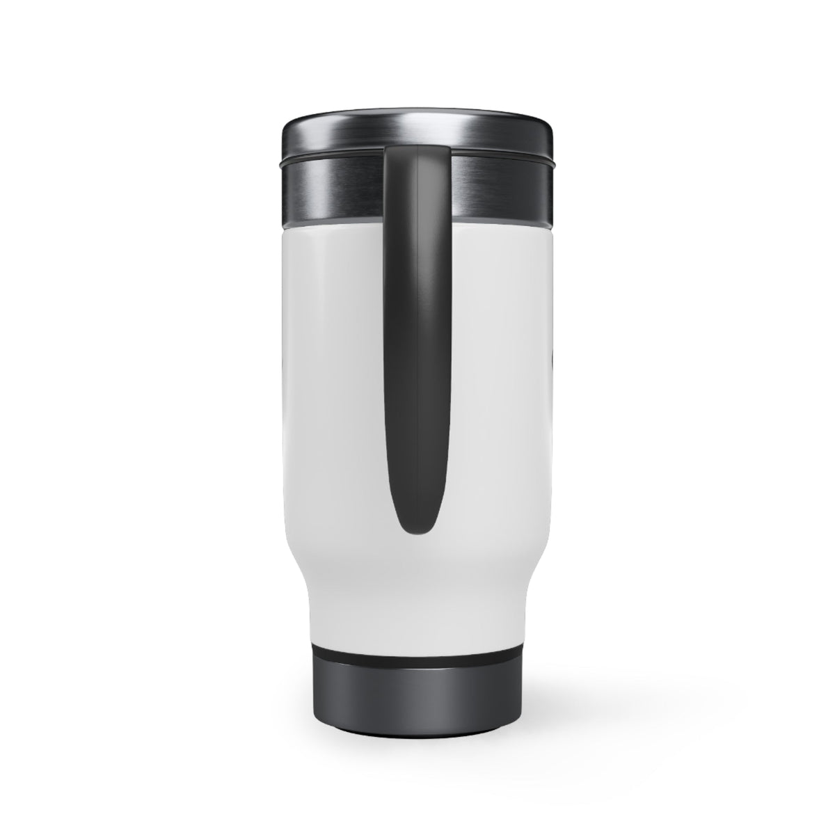 Custom KB Attire "Fight the Cure" Stainless Steel Travel Mug with Handle, 14oz