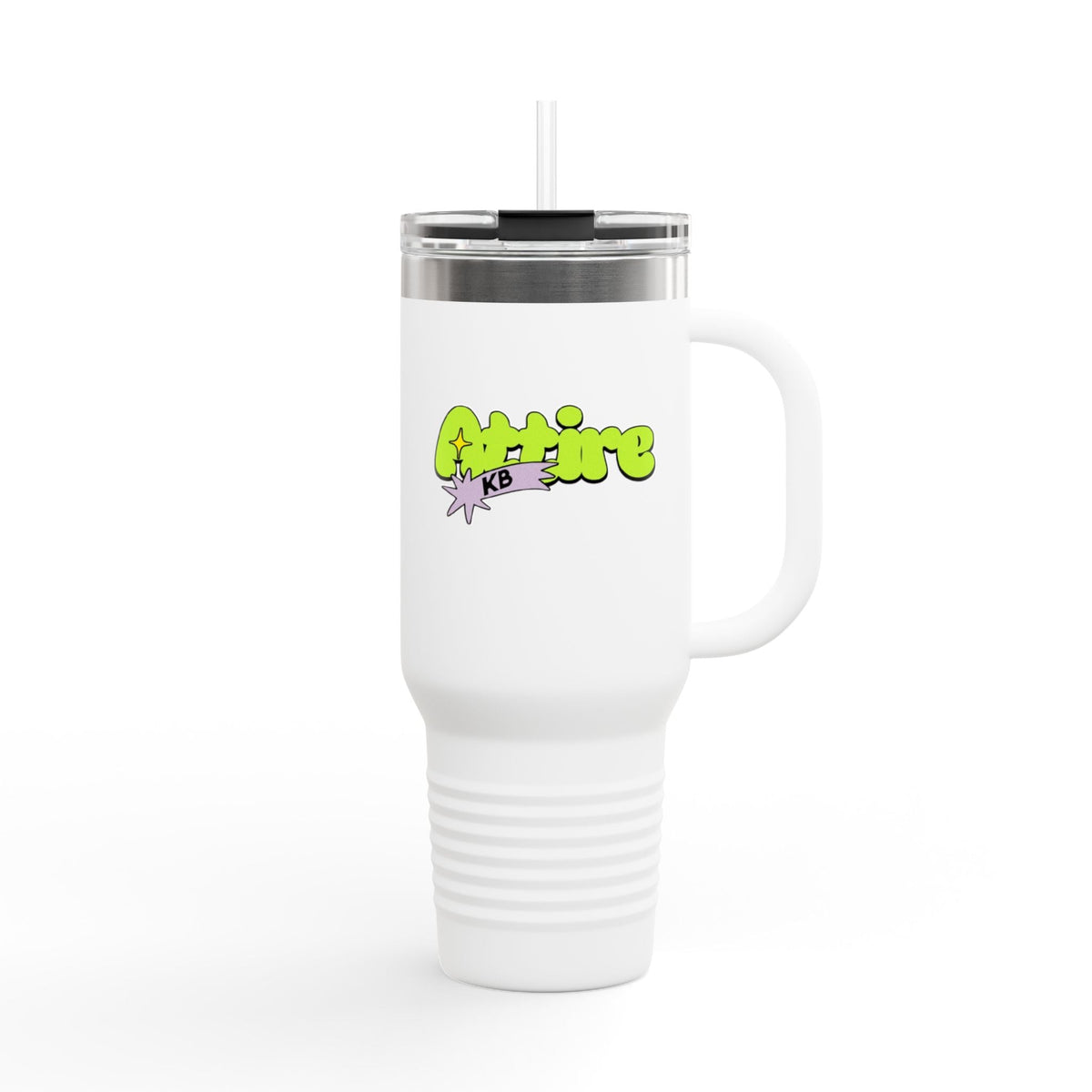 KB Attire Cartoon Travel Mug for On-the-Go 40oz Thermal Cup