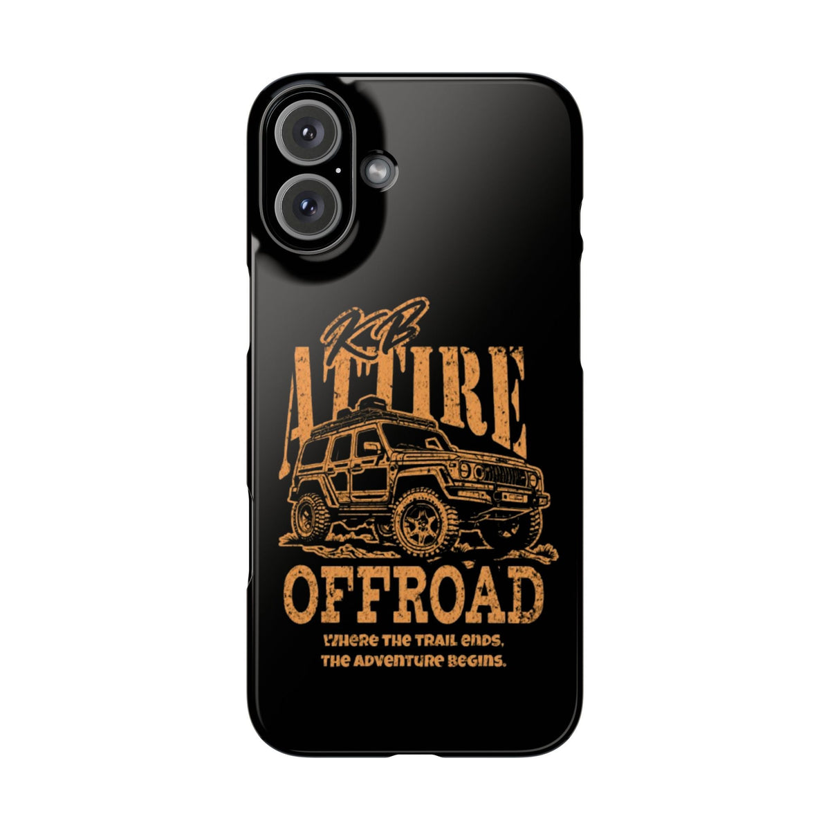 KB Attire Offroad Adventure IPhone Case (Black)